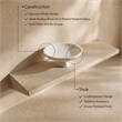 Meridian Furniture Colannade White Genuine Marble Bowl