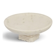 Meridian Furniture Colannade White Genuine Marble Bowl