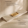 Meridian Furniture Nolan Brown Genuine Marble Tray