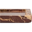 Meridian Furniture Nolan Cherry Genuine Marble Tray