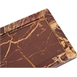 Meridian Furniture Nolan Cherry Genuine Marble Tray