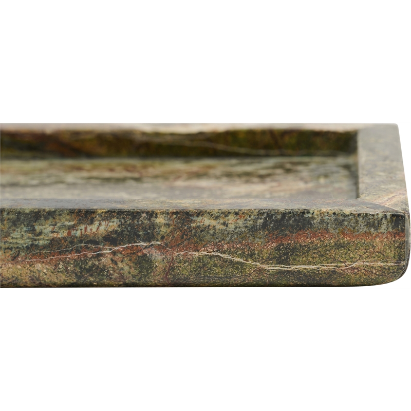 Meridian Furniture Nolan Green Genuine Marble Tray