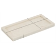 Meridian Furniture Nolan White Genuine Marble Tray