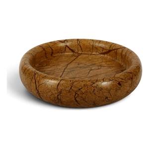 Meridian Furniture Orelia Brown Genuine Marble Tray