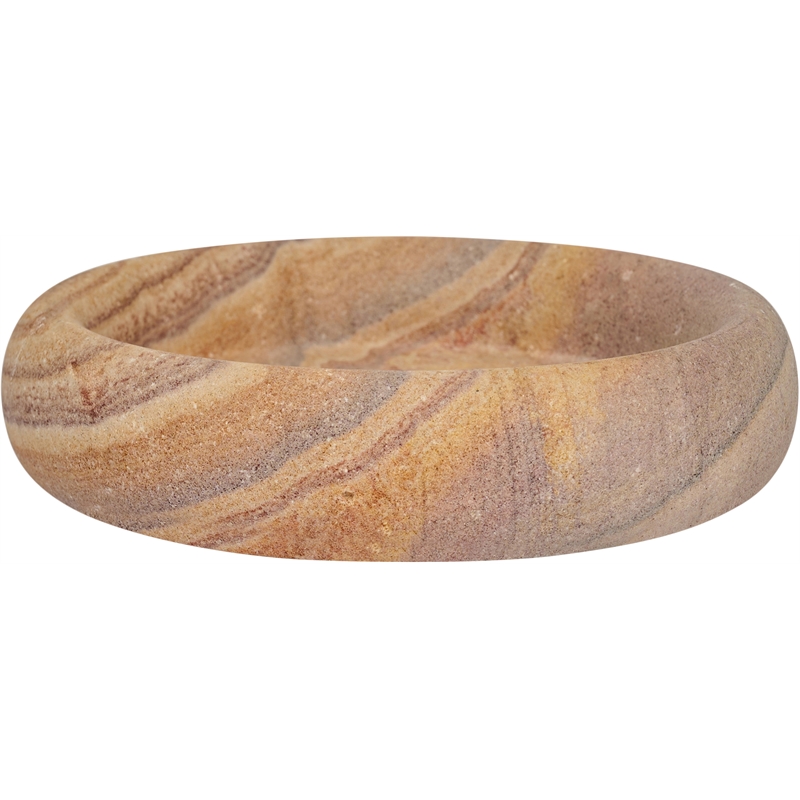 Meridian Furniture Orelia Sand Genuine Sandstone Tray