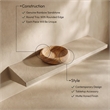 Meridian Furniture Orelia Sand Genuine Sandstone Tray