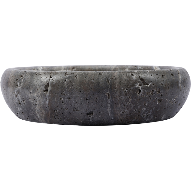 Meridian Furniture Orelia Grey Genuine Travertine Tray