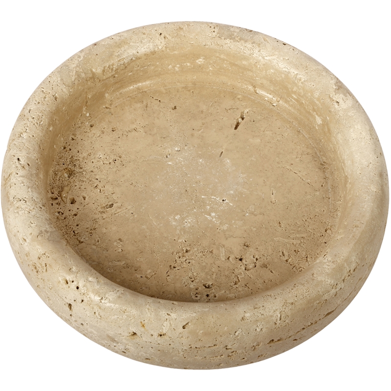 Meridian Furniture Orelia Beige Genuine Travertine Tray