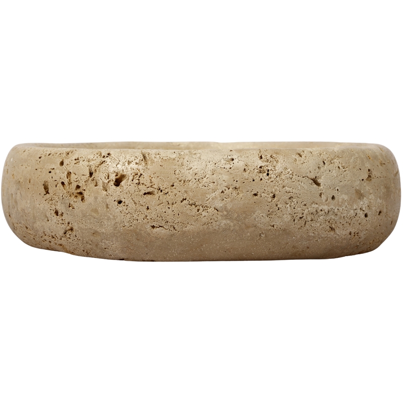 Meridian Furniture Orelia Beige Genuine Travertine Tray