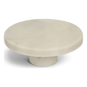 Meridian Furniture Ralston White Genuine Marble Tray