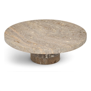 Meridian Furniture Ralston Grey Genuine Travertine Tray