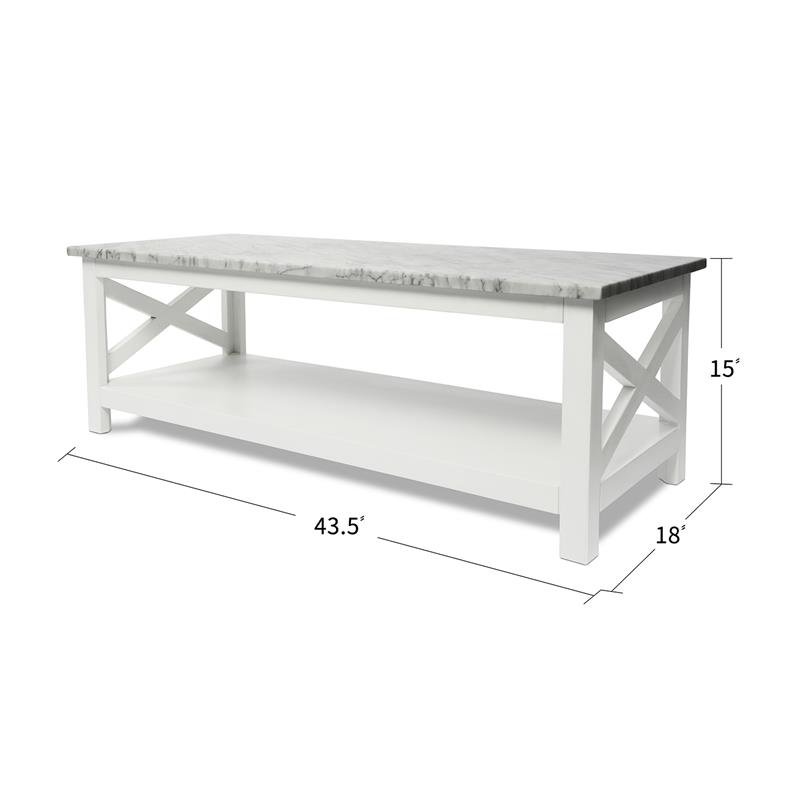 agatha rectangle side table