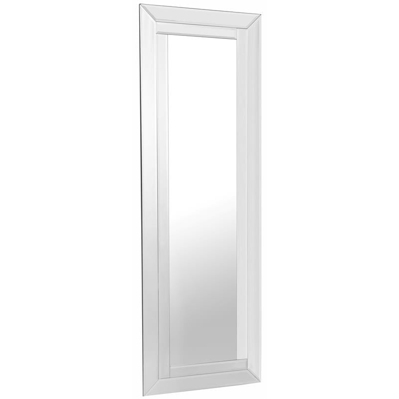 Camden Isle Lincoln Silver Classic Frame Wall Mirror with Beveled Mirrored Glass