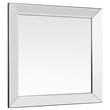 Camden Isle Dartmouth Square Frame Wall Mirror with Beveled Mirrored Glass