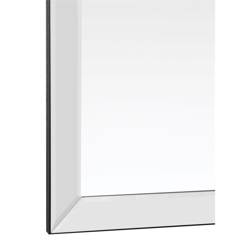 Camden Isle Dartmouth Square Frame Wall Mirror with Beveled Mirrored Glass