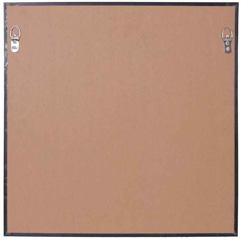 Camden Isle Dartmouth Square Frame Wall Mirror with Beveled Mirrored Glass