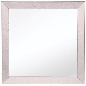 camden isle mirrored glass bristol square classic textured frame wall mirror
