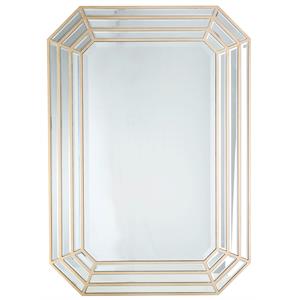 camden isle mirrored glass webbed wall mirror 28 x 40 ready to hang
