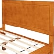 Camden Isle Oxford Full Wooden Platform Bed in Cherry Finish