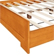 Camden Isle Oxford Wooden Brown Walnut Full Bed with Complete Slat System
