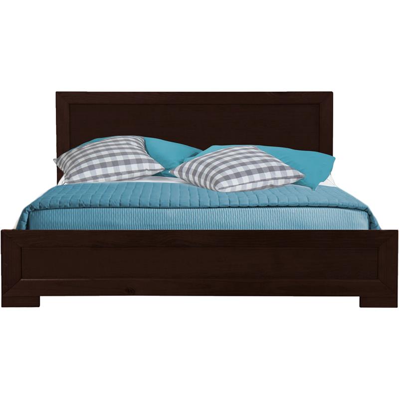 Camden Isle Oxford Wooden Espresso King Bed with Complete Slat System