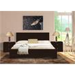 Camden Isle Oxford Wooden Espresso King Bed with Complete Slat System