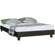 Camden Isle Acton Upholstered Black Faux Leather Queen Platform Bed