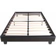 Camden Isle Acton Upholstered Black Faux Leather King Platform Bed