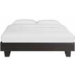 Camden Isle Acton Upholstered Black Faux Leather King Platform Bed
