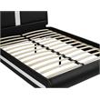 Camden Isle Carlton Upholstered Black Faux Leather King Platform Bed