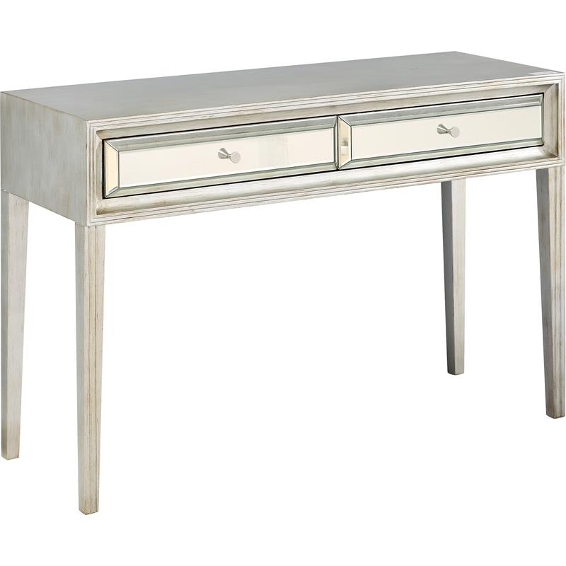 Camden Isle Delaney Mirrored Glass Console Table