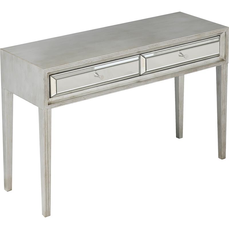 Camden Isle Delaney Mirrored Glass Console Table