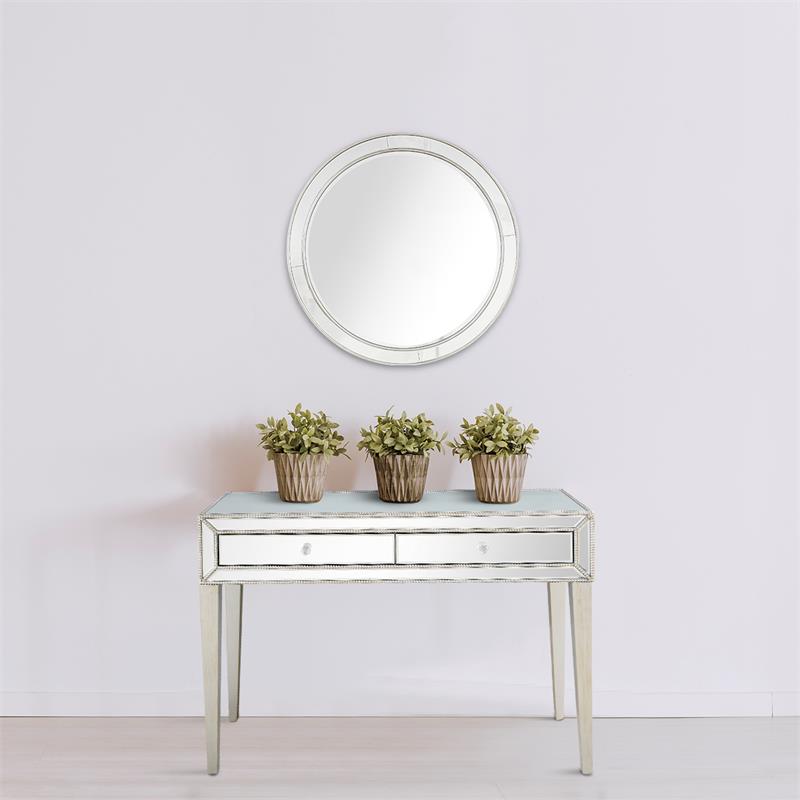 Camden Isle Alice Wall Mirror and Mirrored Glass Console Table