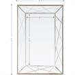 Camden Isle Insley Wall Mirror with Champagne Frame