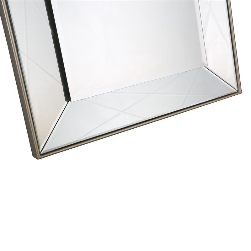 Camden Isle Insley Wall Mirror with Champagne Frame