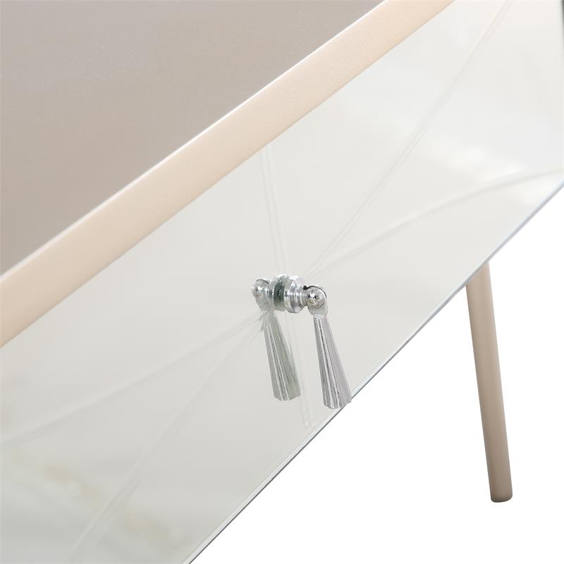 Camden Isle Insley Mirrored Console Table
