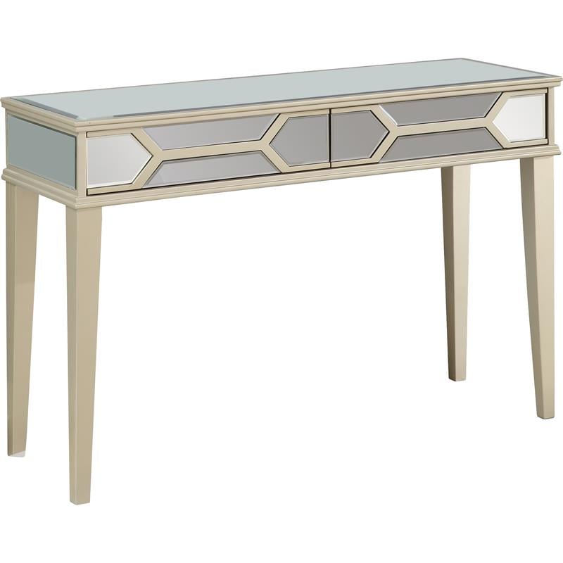 Camden Isle Keeley Mirrored Glass Console Table