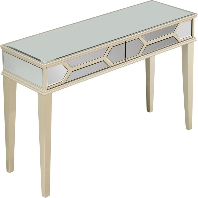 Camden Isle Keeley Mirrored Glass Console Table