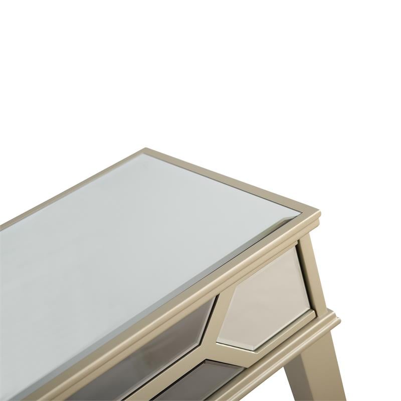 Camden Isle Keeley Mirrored Glass Console Table