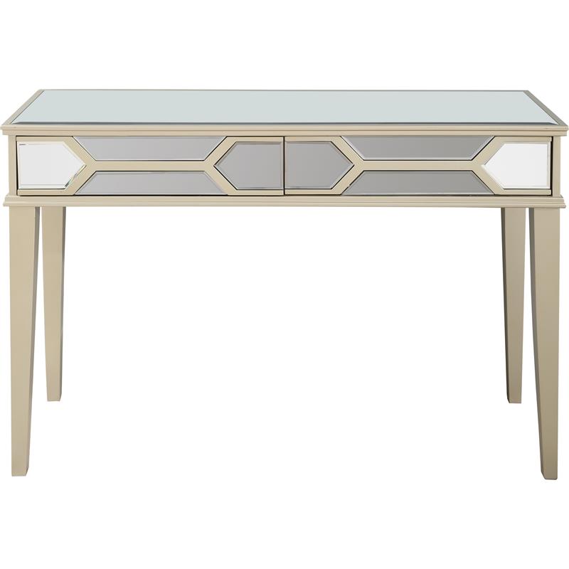 Camden Isle Keeley Wall Mirror and Mirrored Console Table