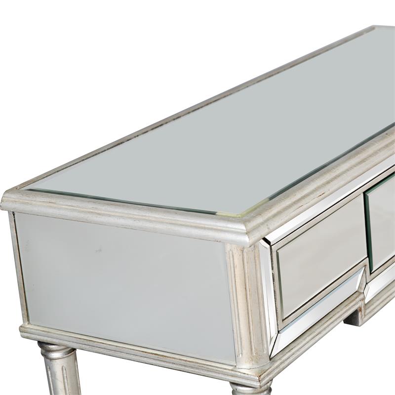 Camden Isle Morgan Mirrored Glass Console Table