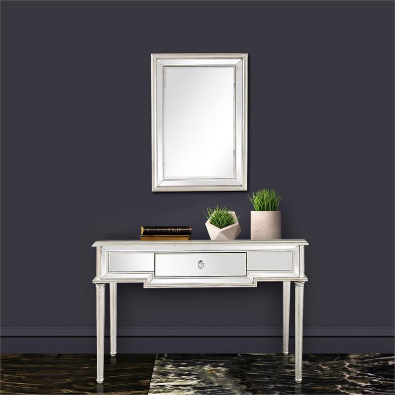 Camden Isle Morgan Mirrored Glass Console Table