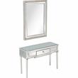 Camden Isle Morgan Wall Mirror and Mirrored Glass Console Table