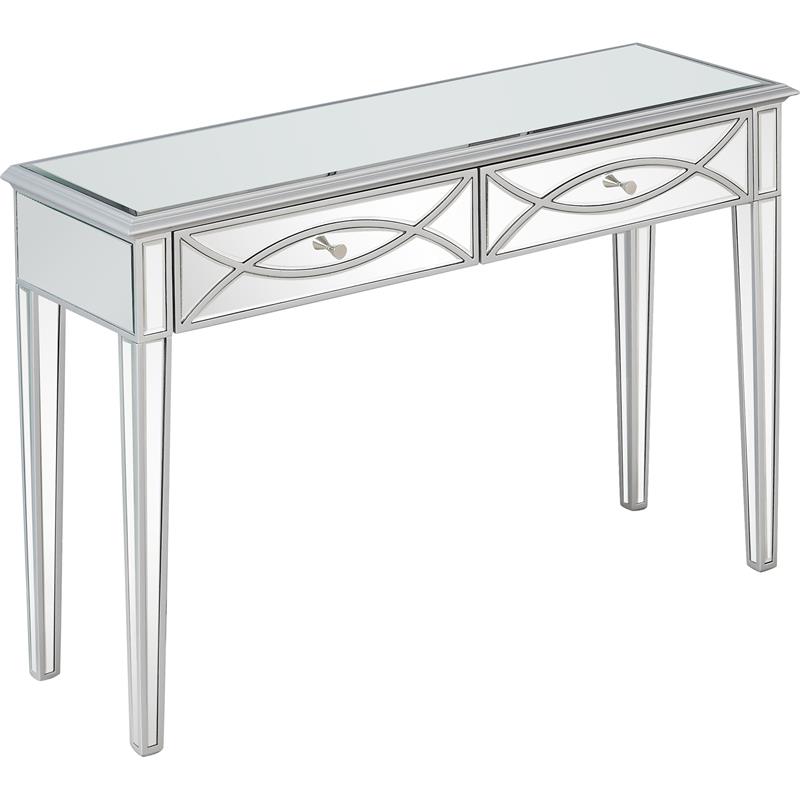 Camden Isle Helena Mirrored Glass Console Table