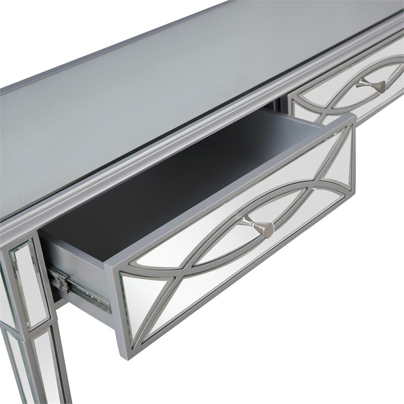 Camden Isle Helena Mirrored Glass Console Table