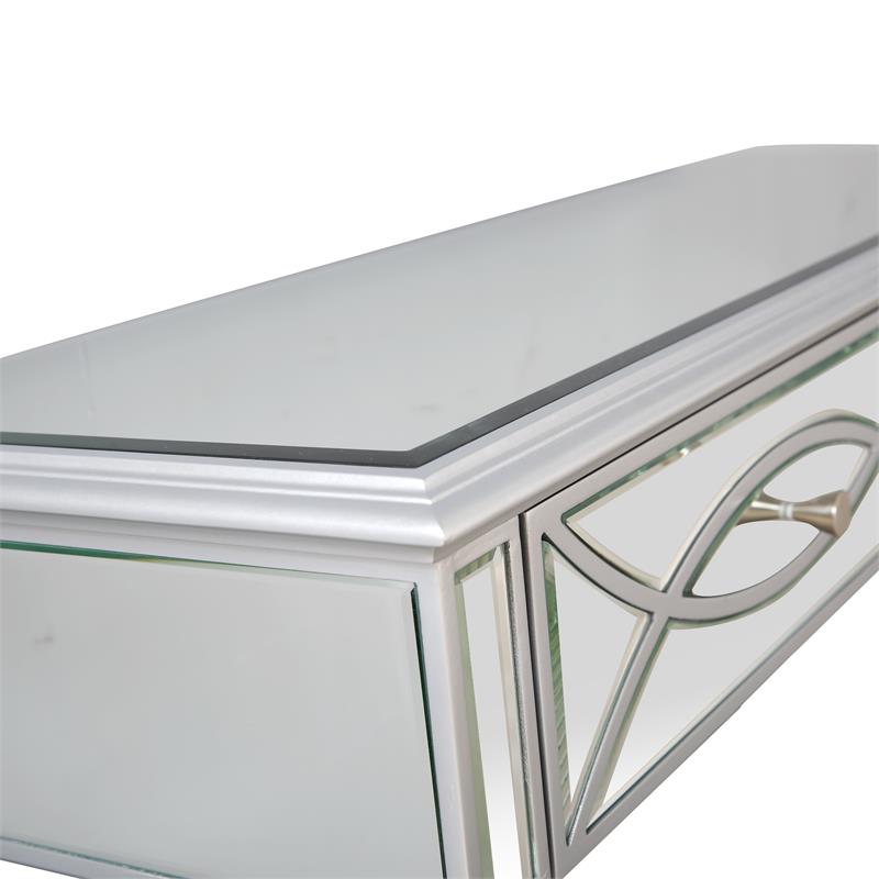 Camden Isle Helena Mirrored Glass Console Table