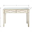 Camden Isle Huxley Mirrored Console Table