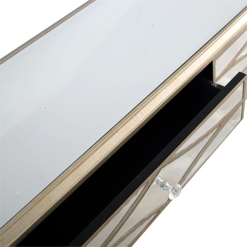 Camden Isle Huxley Mirrored Console Table