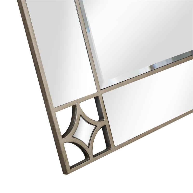 Camden Isle Huxley Wall Mirror with Champagne Finish Frame