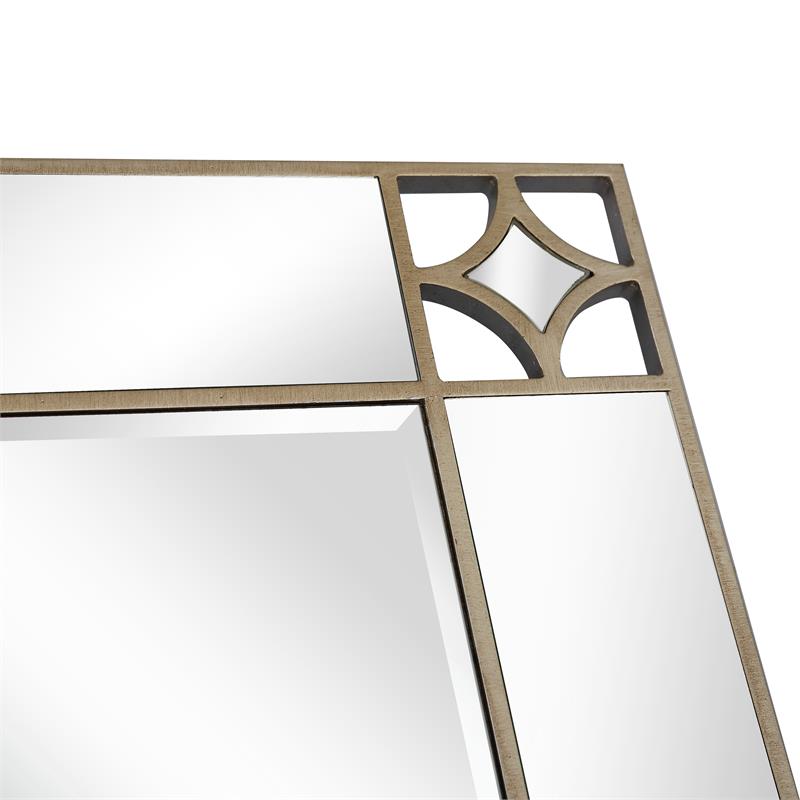 Camden Isle Huxley Wall Mirror with Champagne Finish Frame